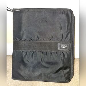 Mead Five Star Trapper Keeper Black 3 Ring Binder Zipper School Student VTG 1991